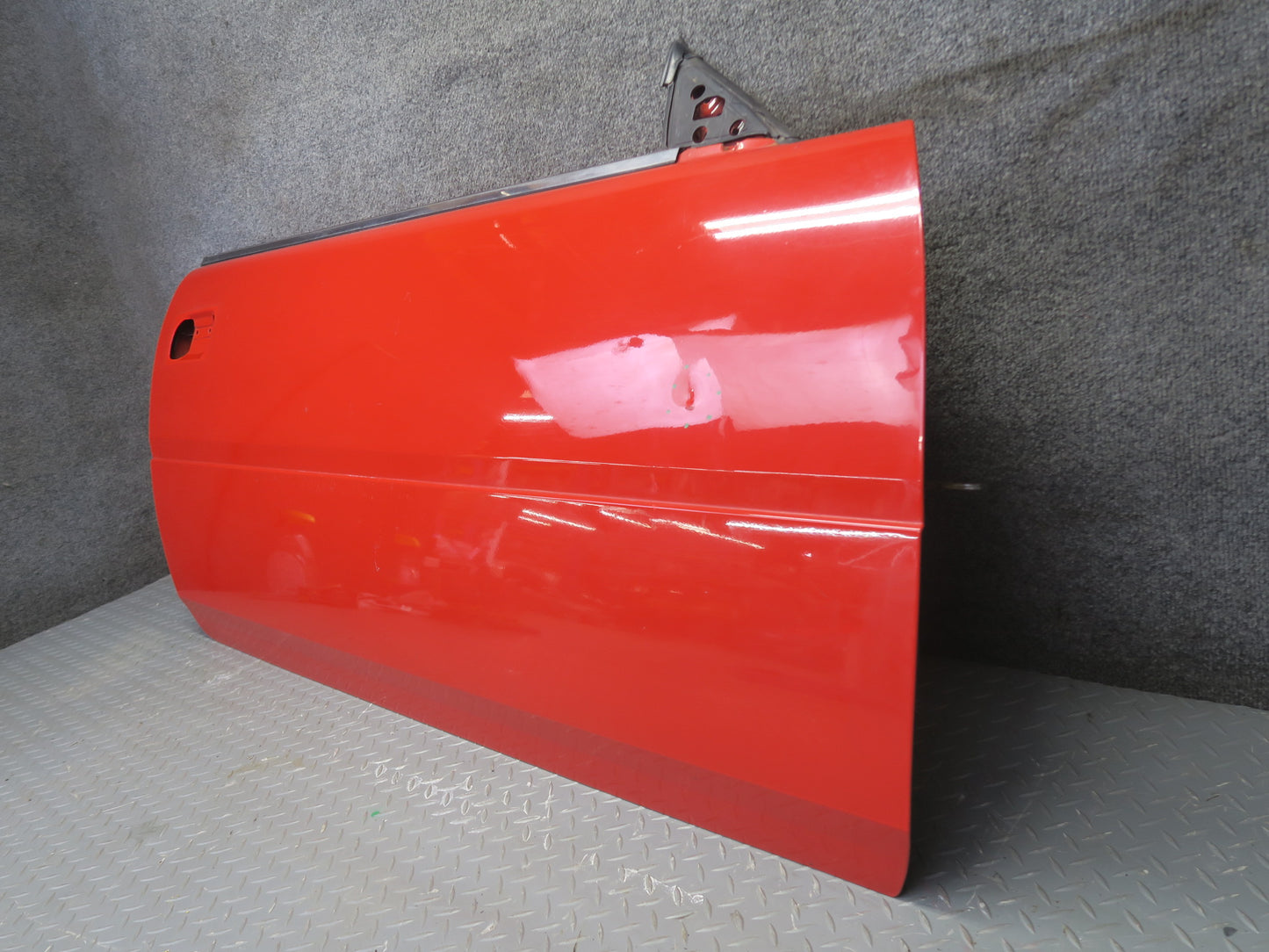 84-89 Nissan Z31 300ZX 2+2 Right Door Shell Panel w Window Guide HOT RED OEM