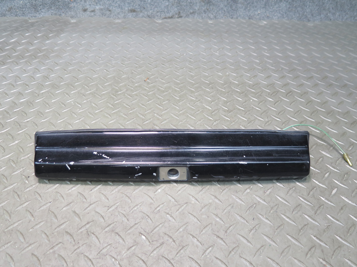 79-83 Datsun 280ZX S130 Rear License Plate Light TAG Trunk Trim Black OEM