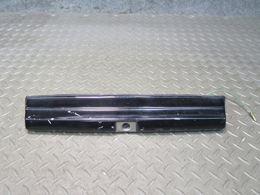 79-83 Datsun 280ZX S130 Rear License Plate Light TAG Trunk Trim Black OEM