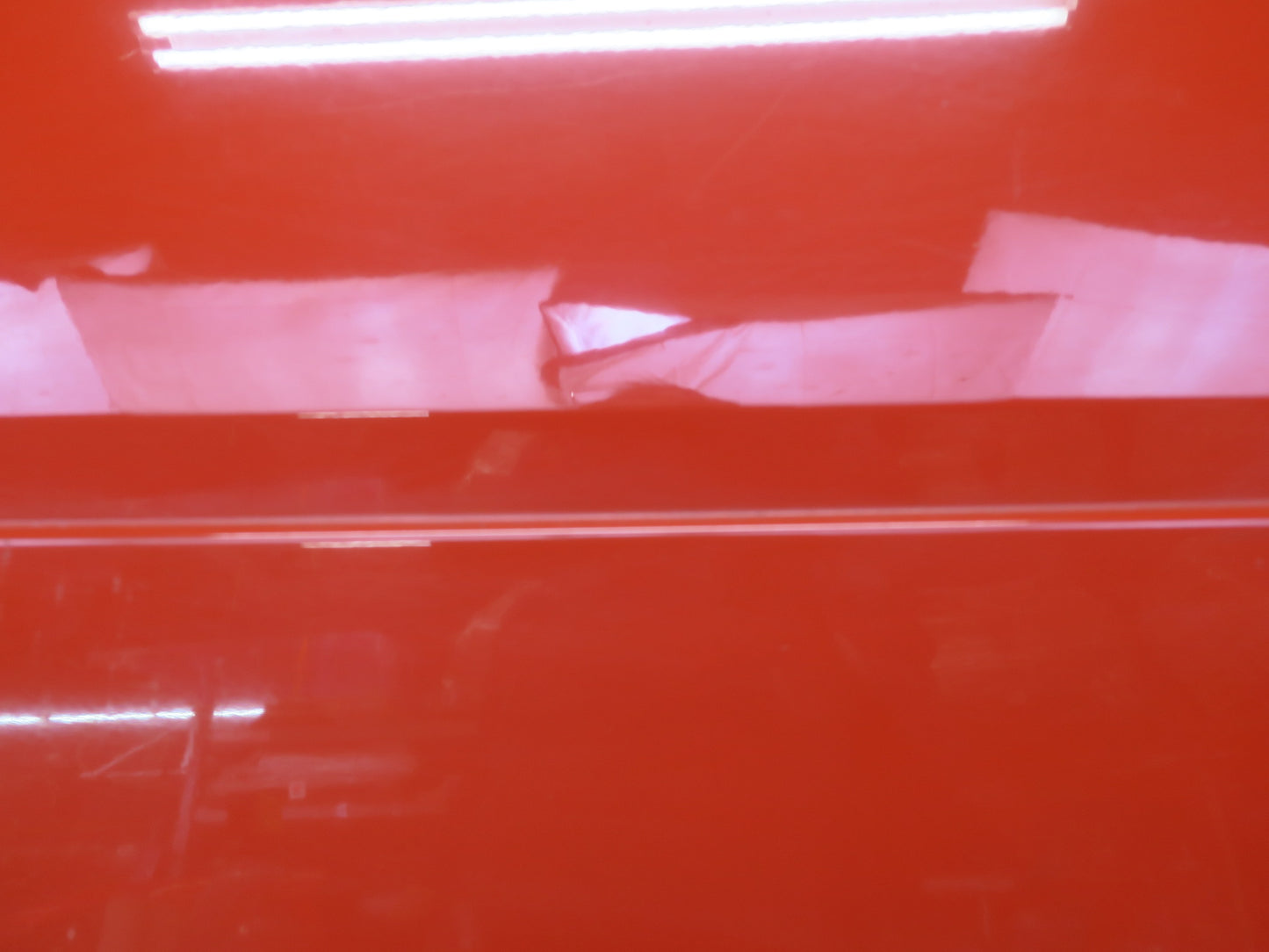 84-89 Nissan Z31 300ZX 2+2 Right Door Shell Panel w Window Guide HOT RED OEM