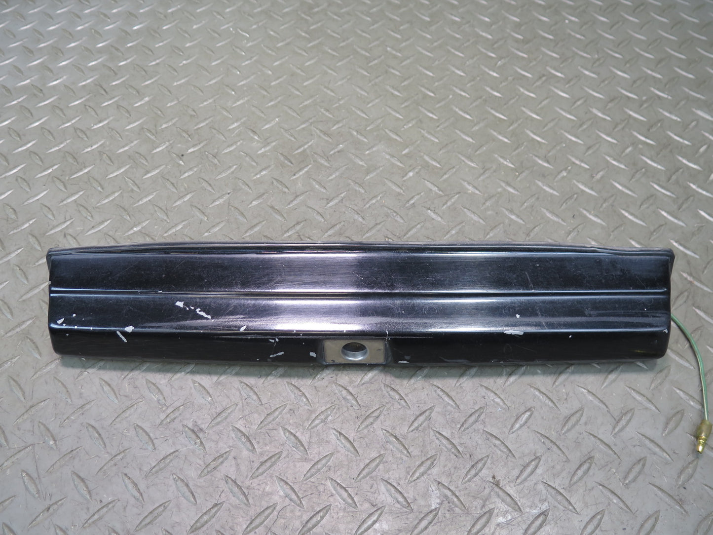 79-83 Datsun 280ZX S130 Rear License Plate Light TAG Trunk Trim Black OEM