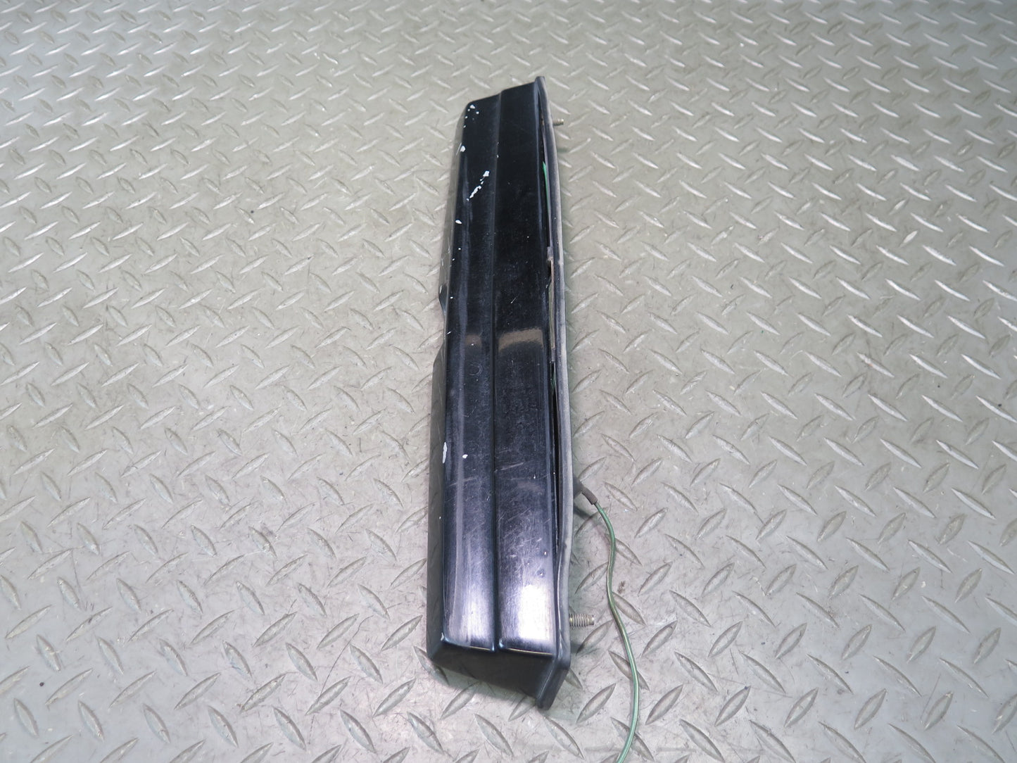 79-83 Datsun 280ZX S130 Rear License Plate Light TAG Trunk Trim Black OEM