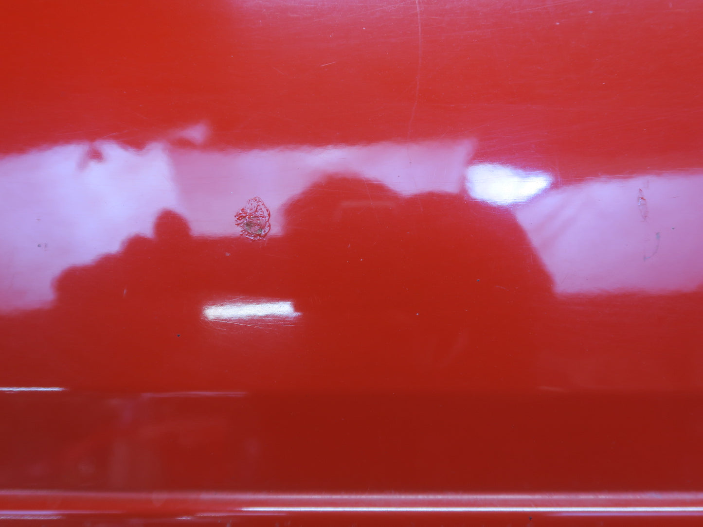 84-89 Nissan Z31 300ZX 2+2 Right Door Shell Panel w Window Guide HOT RED OEM