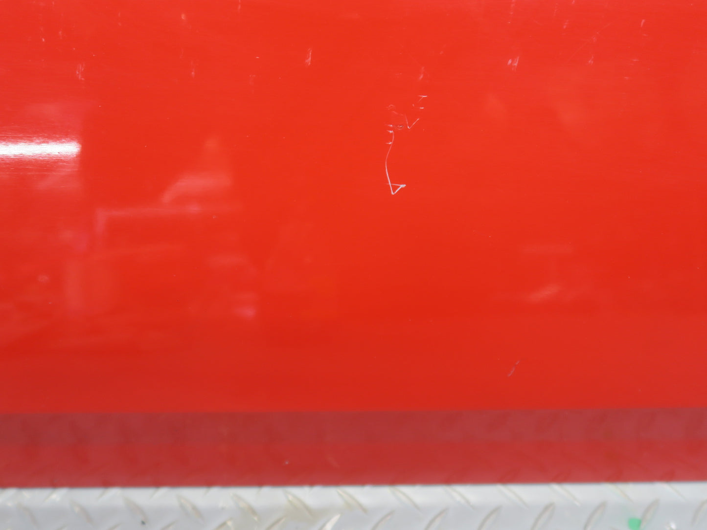 84-89 Nissan Z31 300ZX 2+2 Right Door Shell Panel w Window Guide HOT RED OEM