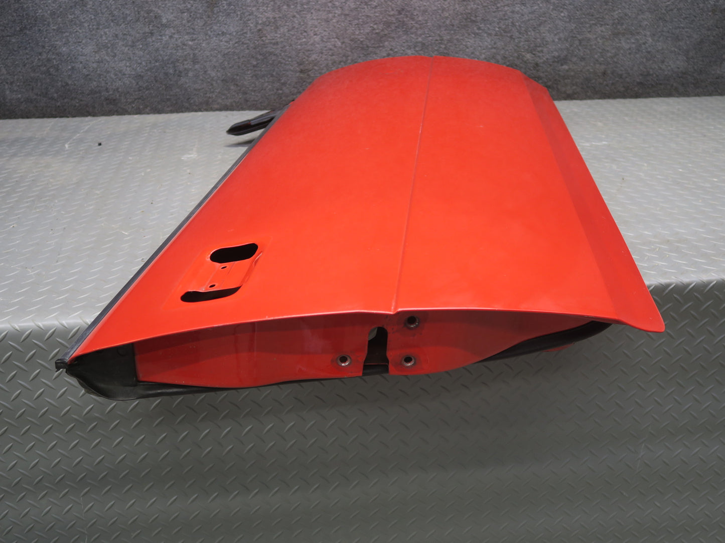 84-89 Nissan Z31 300ZX 2+2 Right Door Shell Panel w Window Guide HOT RED OEM