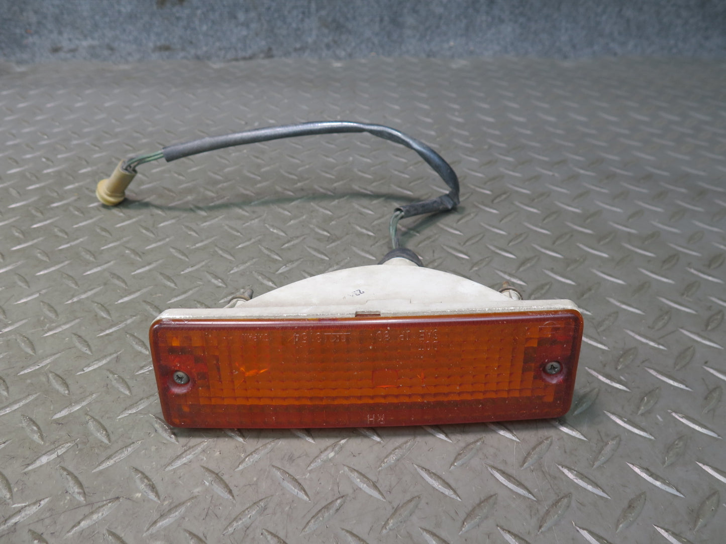 79-83 Datsun 280ZX S130 Front Right & Left Bumper Turn Light Lamp Set OEM