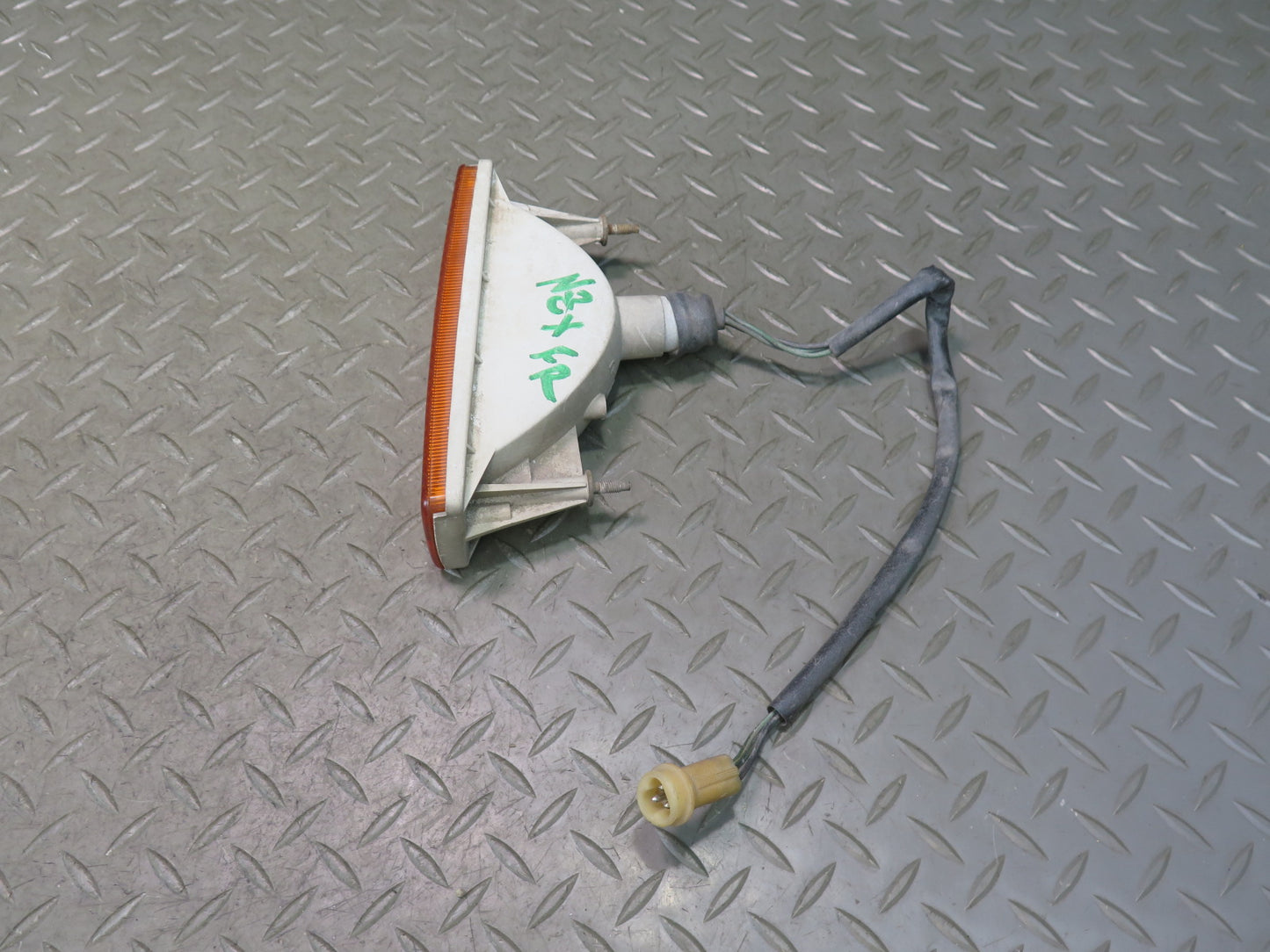 79-83 Datsun 280ZX S130 Front Right & Left Bumper Turn Light Lamp Set OEM