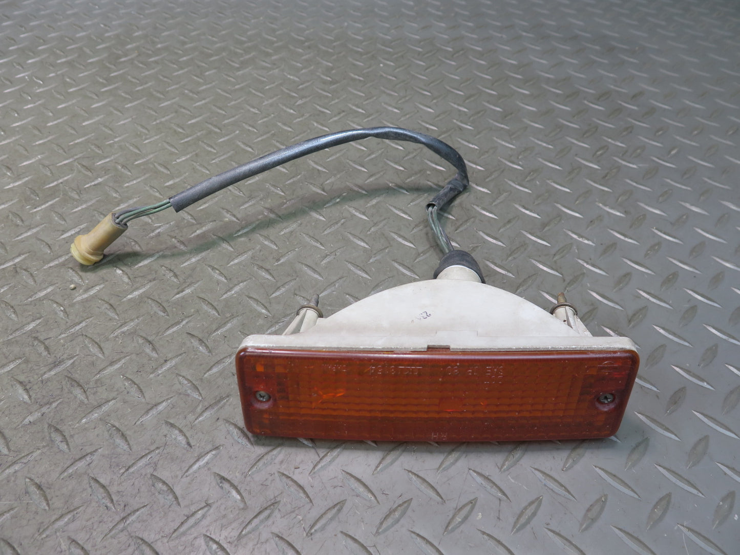 79-83 Datsun 280ZX S130 Front Right & Left Bumper Turn Light Lamp Set OEM