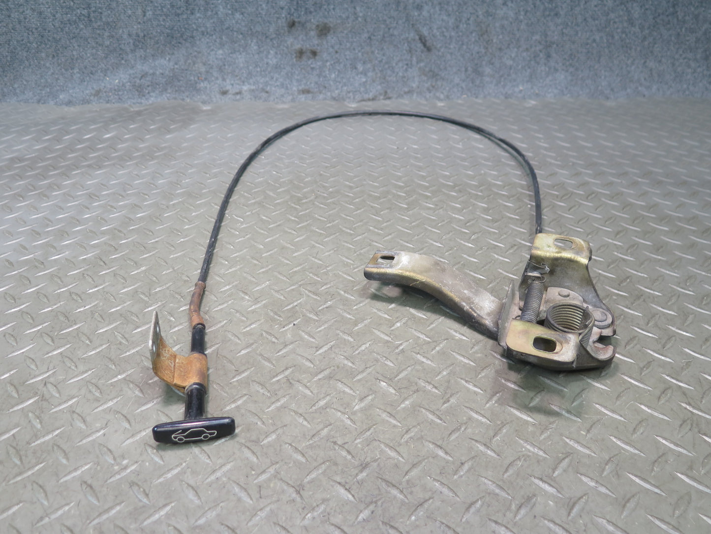 79-83 Datsun 280ZX S130 Hood Lock Latch w Release Cable & Handle OEM