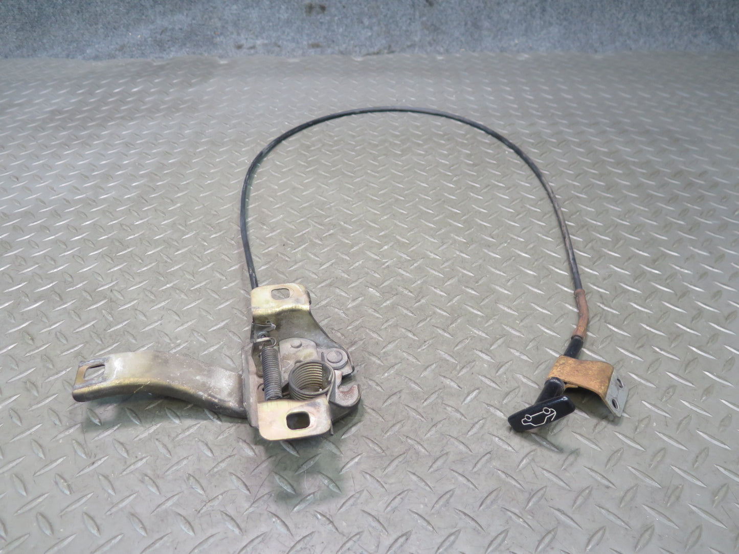 79-83 Datsun 280ZX S130 Hood Lock Latch w Release Cable & Handle OEM