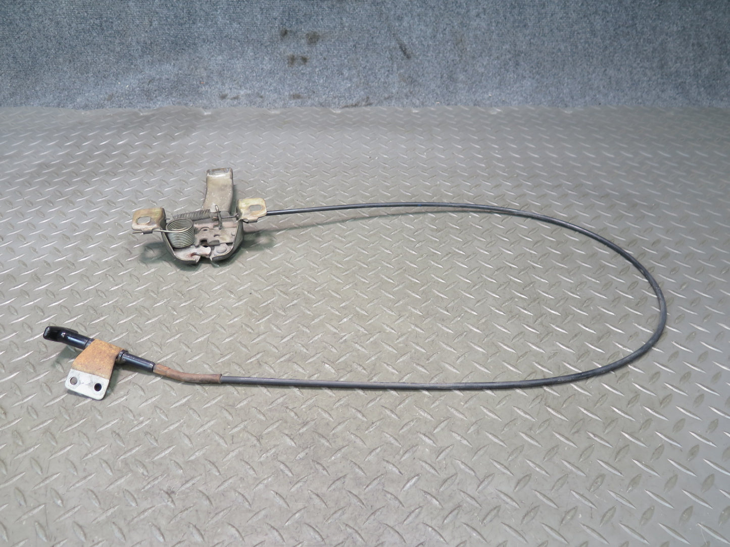 79-83 Datsun 280ZX S130 Hood Lock Latch w Release Cable & Handle OEM