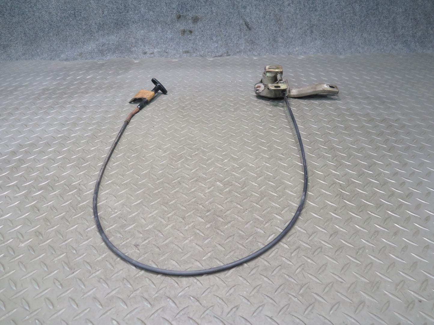 79-83 Datsun 280ZX S130 Hood Lock Latch w Release Cable & Handle OEM