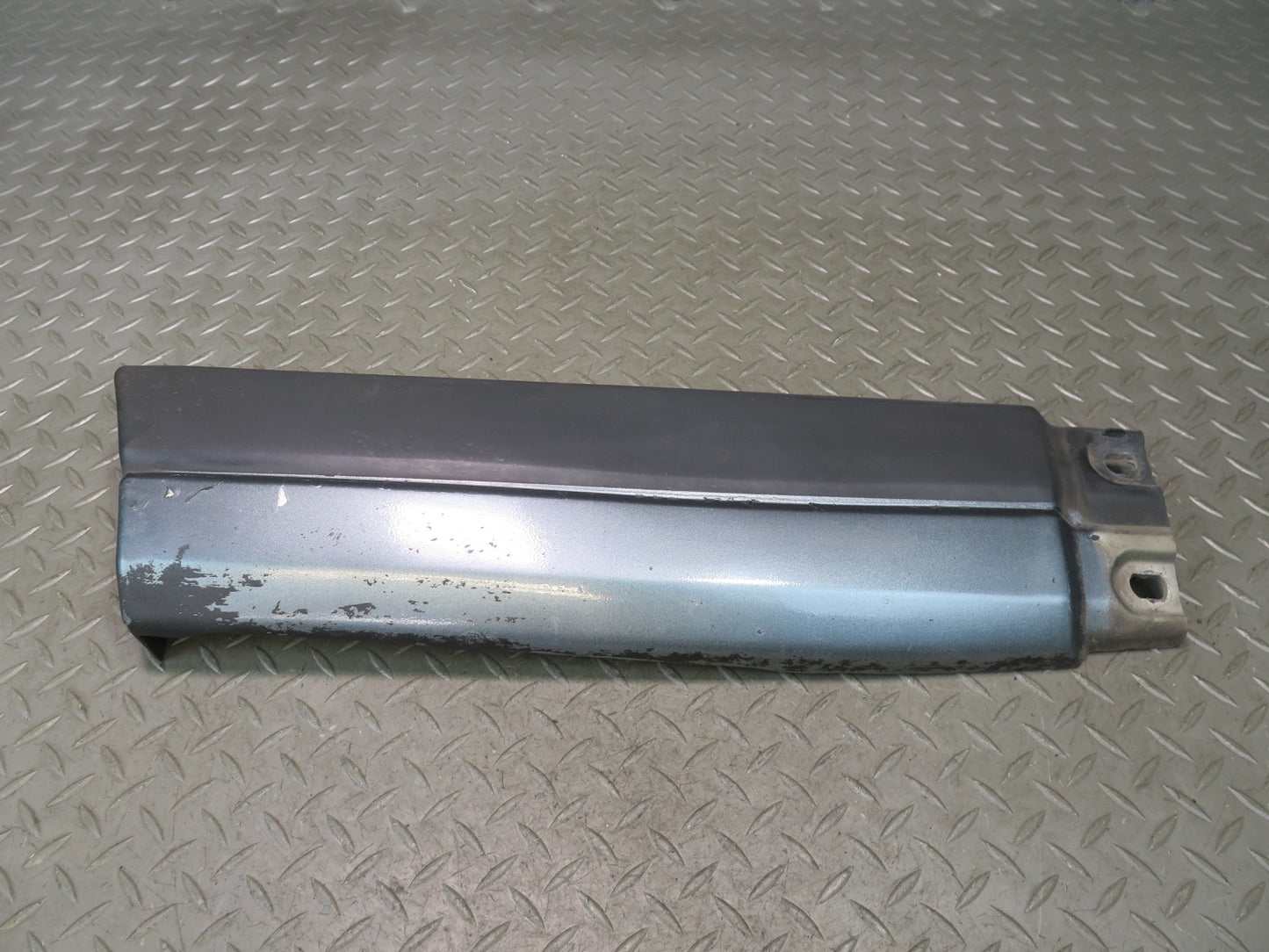 81-83 Datsun 280ZX S130 2+2 Rear Bumper Left & Right Trim Molding Gray Set OEM