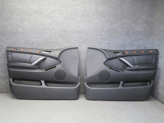 04-06 BMW E53 X5 Set of 2 Front Left & Right Door Interior Trim Cover Panel OEM