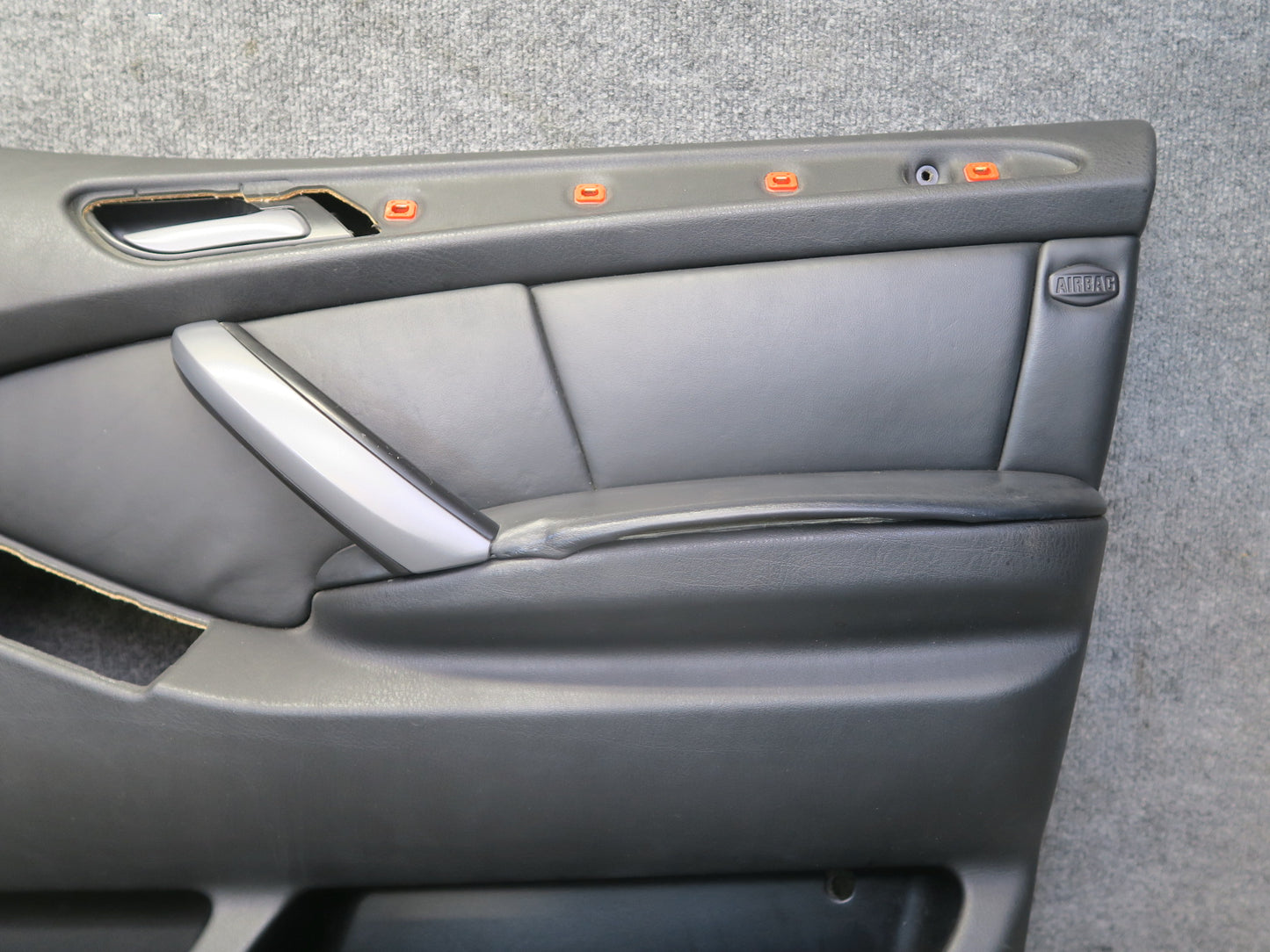 04-06 BMW E53 X5 Set of 2 Front Left & Right Door Interior Trim Cover Panel OEM