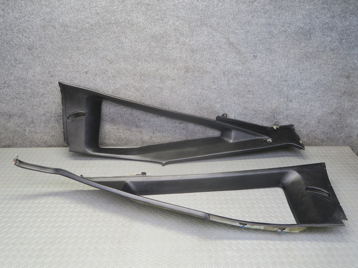 84-89 Nissan Z31 300ZX 2+2 Rear Quarter Window Interior Trim Cover Panel Set OEM
