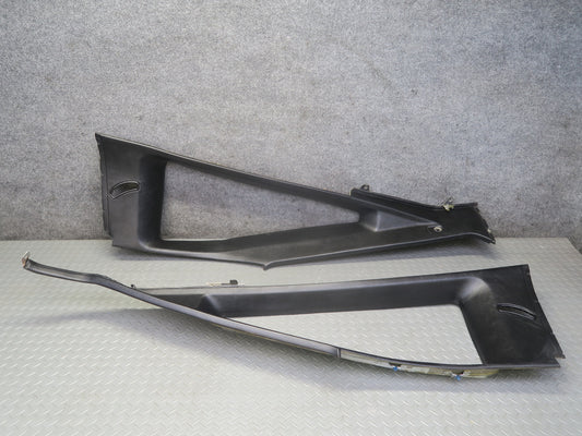 84-89 Nissan Z31 300ZX 2+2 Rear Quarter Window Interior Trim Cover Panel Set OEM