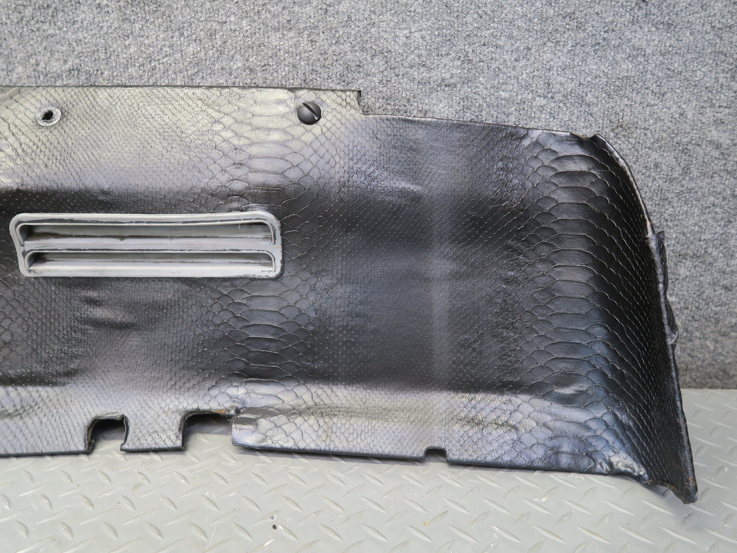 79-83 Datsun Nissan 280ZX S130 2+2 Rear Trunk Hatch Trim Cover Panel Black OEM