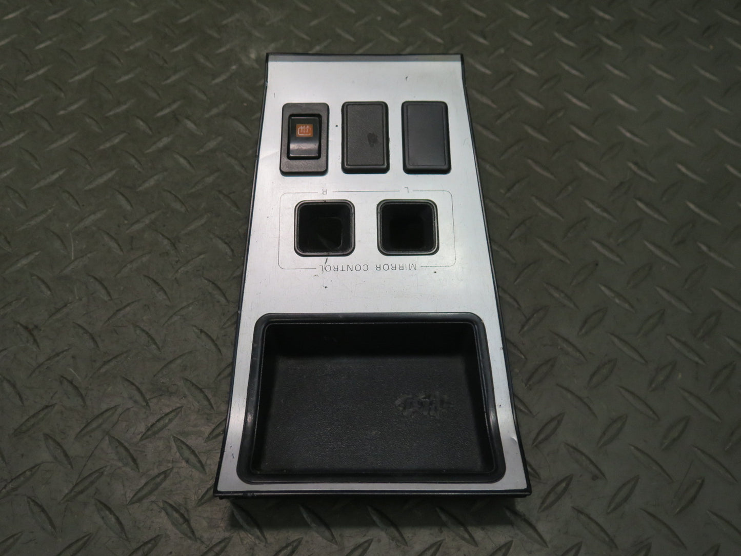 84-89 Nissan Z31 300ZX Center Console Mirror Control Switch Trim Panel OEM