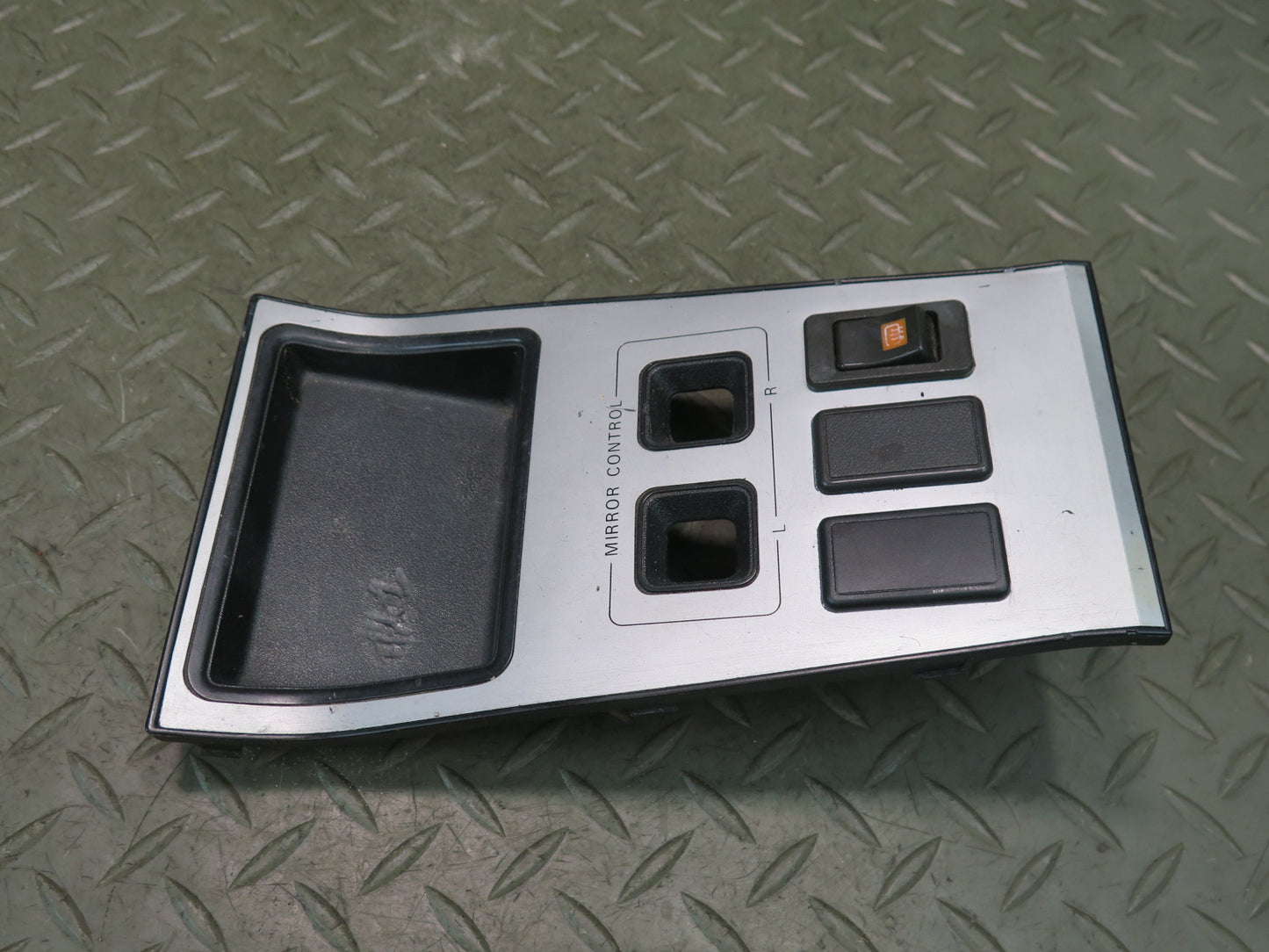 84-89 Nissan Z31 300ZX Center Console Mirror Control Switch Trim Panel OEM