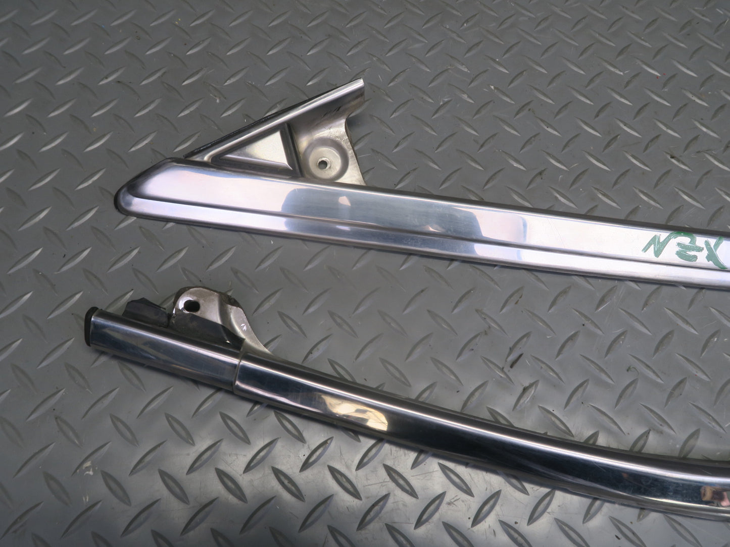 79-83 Datsun 280ZX 2+2 Rear Upper & Lower Quarter Window Chrome Molding Set OEM