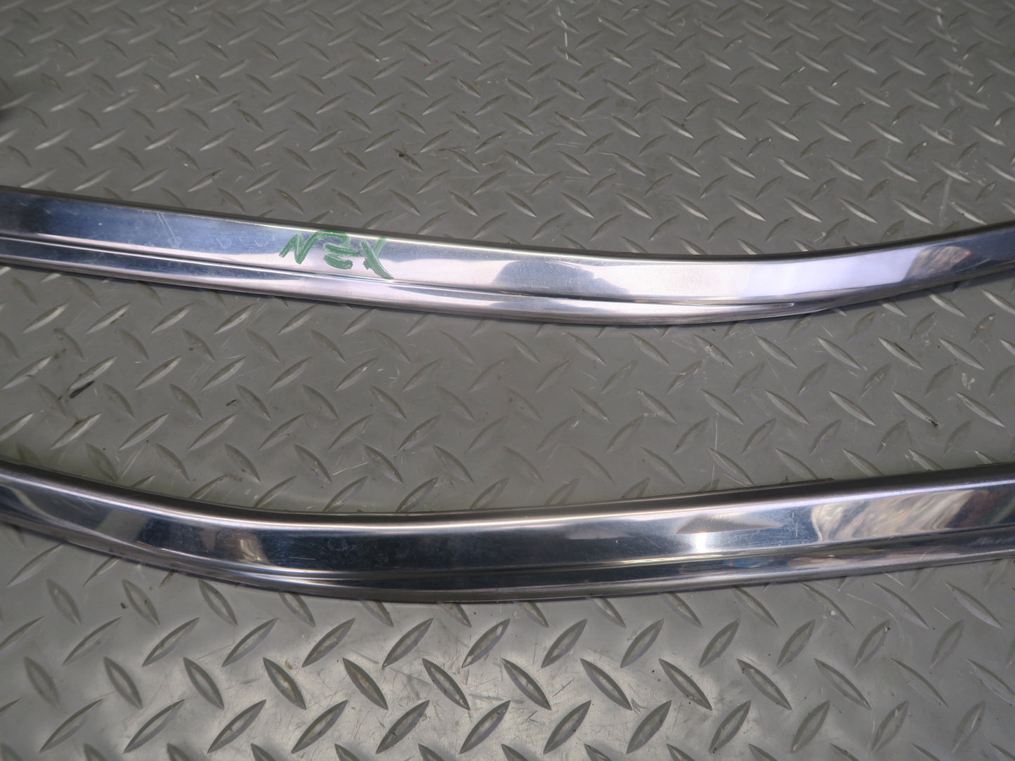 79-83 Datsun 280ZX 2+2 Rear Upper & Lower Quarter Window Chrome Molding Set OEM