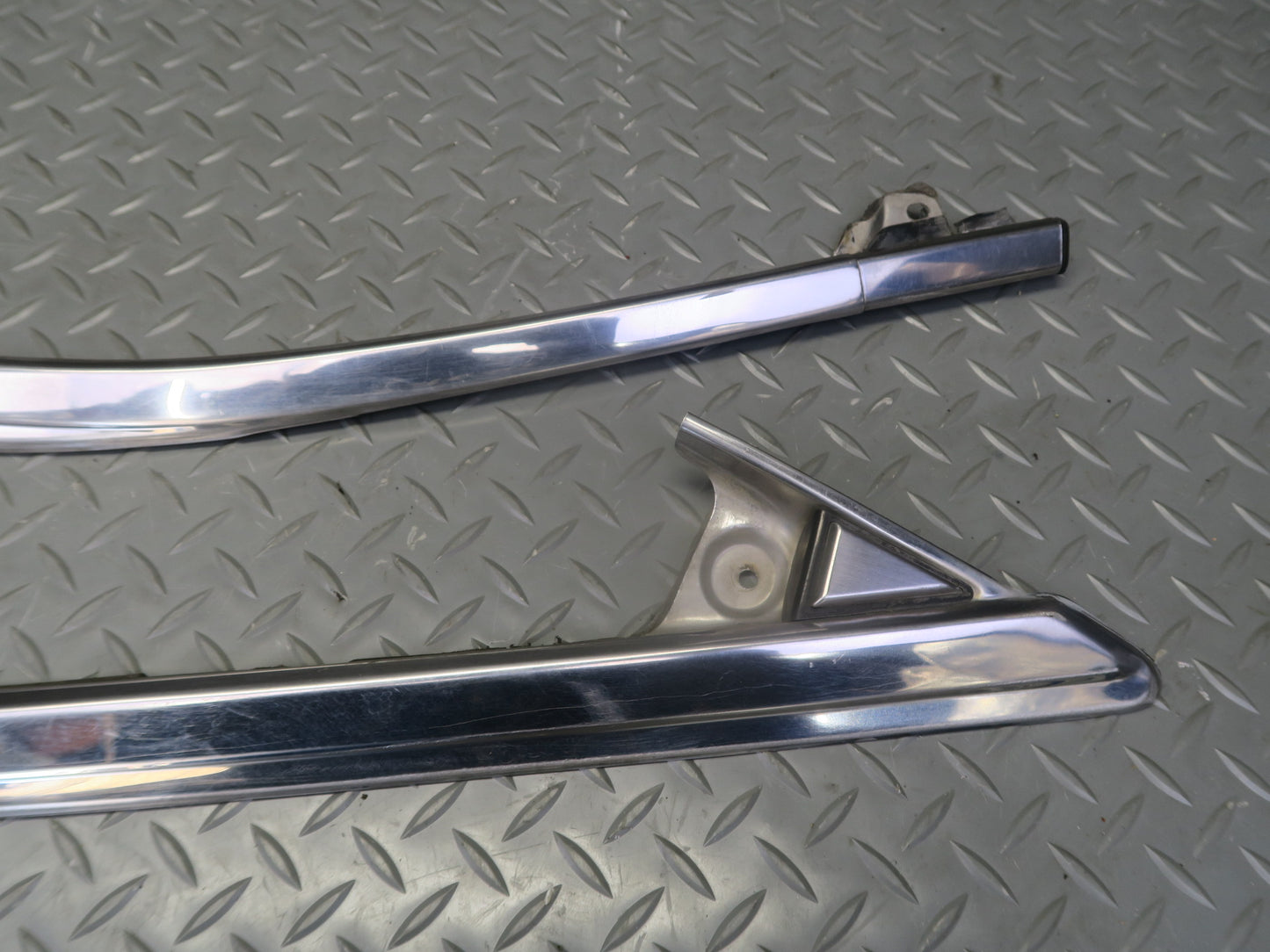 79-83 Datsun 280ZX 2+2 Rear Upper & Lower Quarter Window Chrome Molding Set OEM