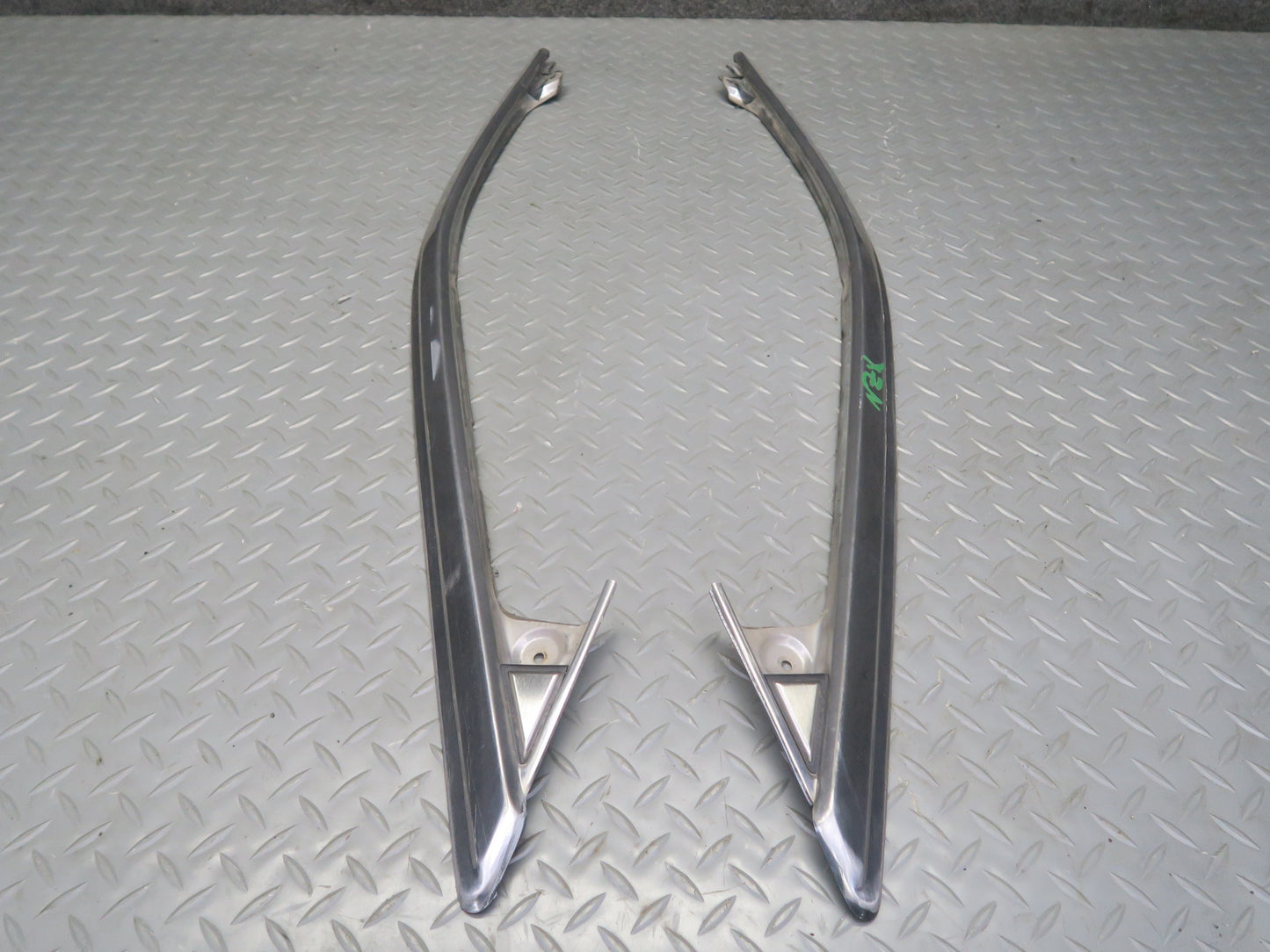 79-83 Datsun 280ZX 2+2 Rear Upper & Lower Quarter Window Chrome Molding Set OEM