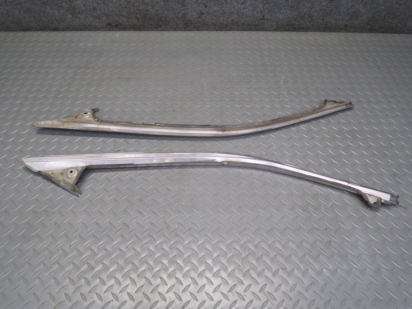 79-83 Datsun 280ZX 2+2 Rear Upper & Lower Quarter Window Chrome Molding Set OEM