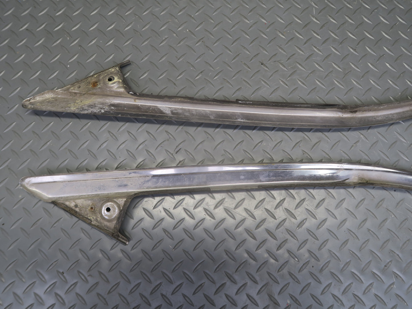 79-83 Datsun 280ZX 2+2 Rear Upper & Lower Quarter Window Chrome Molding Set OEM