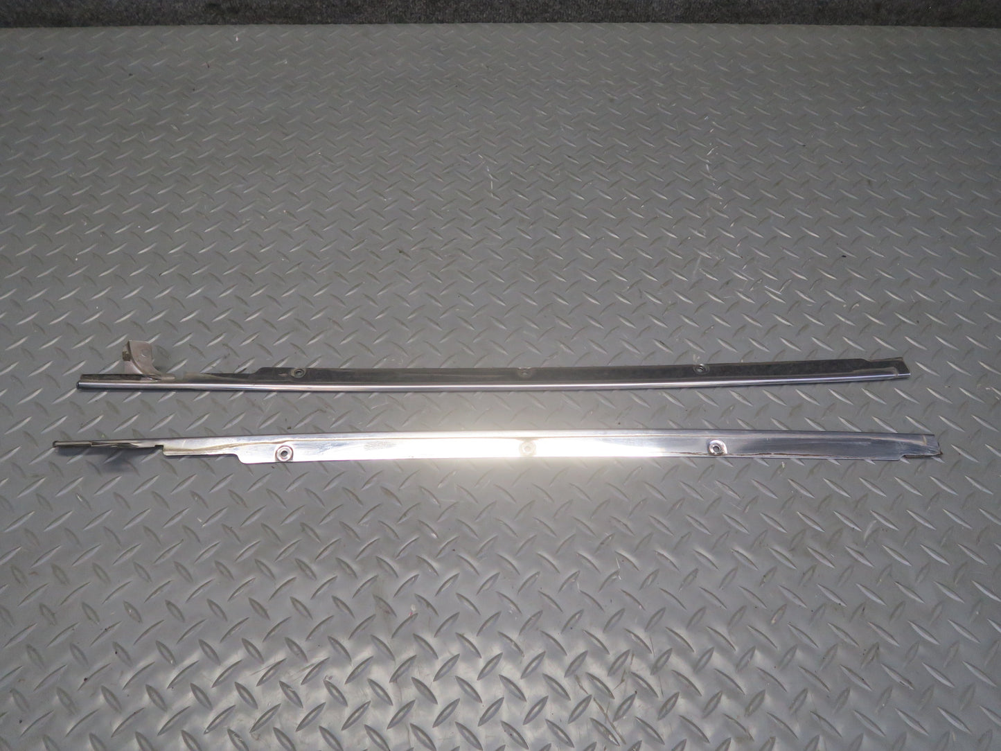 79-83 Datsun 280ZX 2+2 Rear Upper & Lower Quarter Window Chrome Molding Set OEM