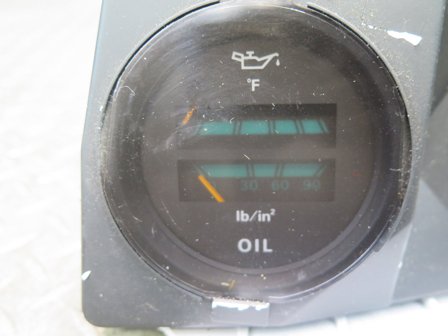 87-89 Nissan Z31 300ZX Battery Voltage Oil Pressure Gauge OEM