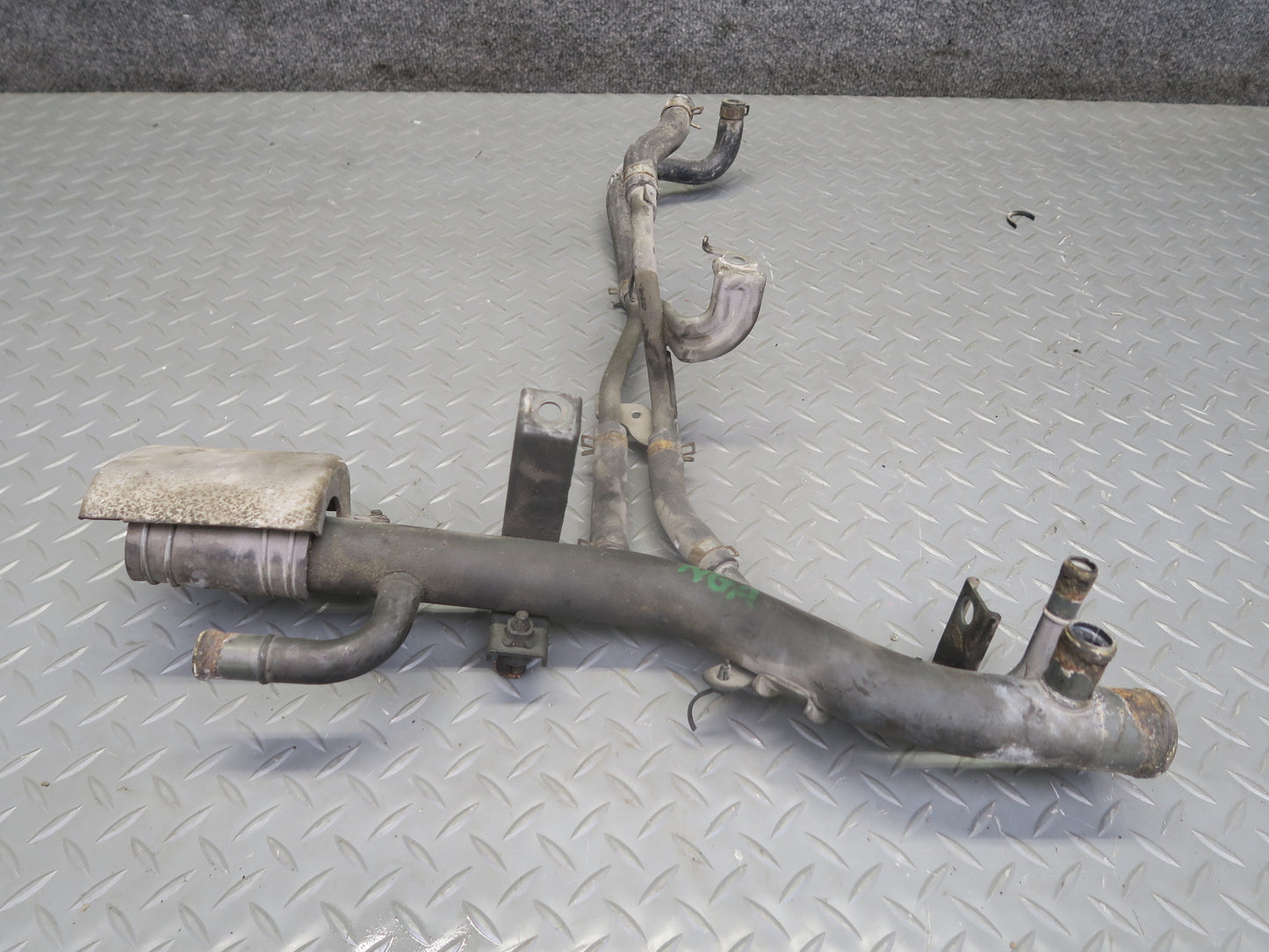 95-97 Nissan Gloria 3.0L Turbo Engine Cooling Water Hard Line Hose Tube Set OEM