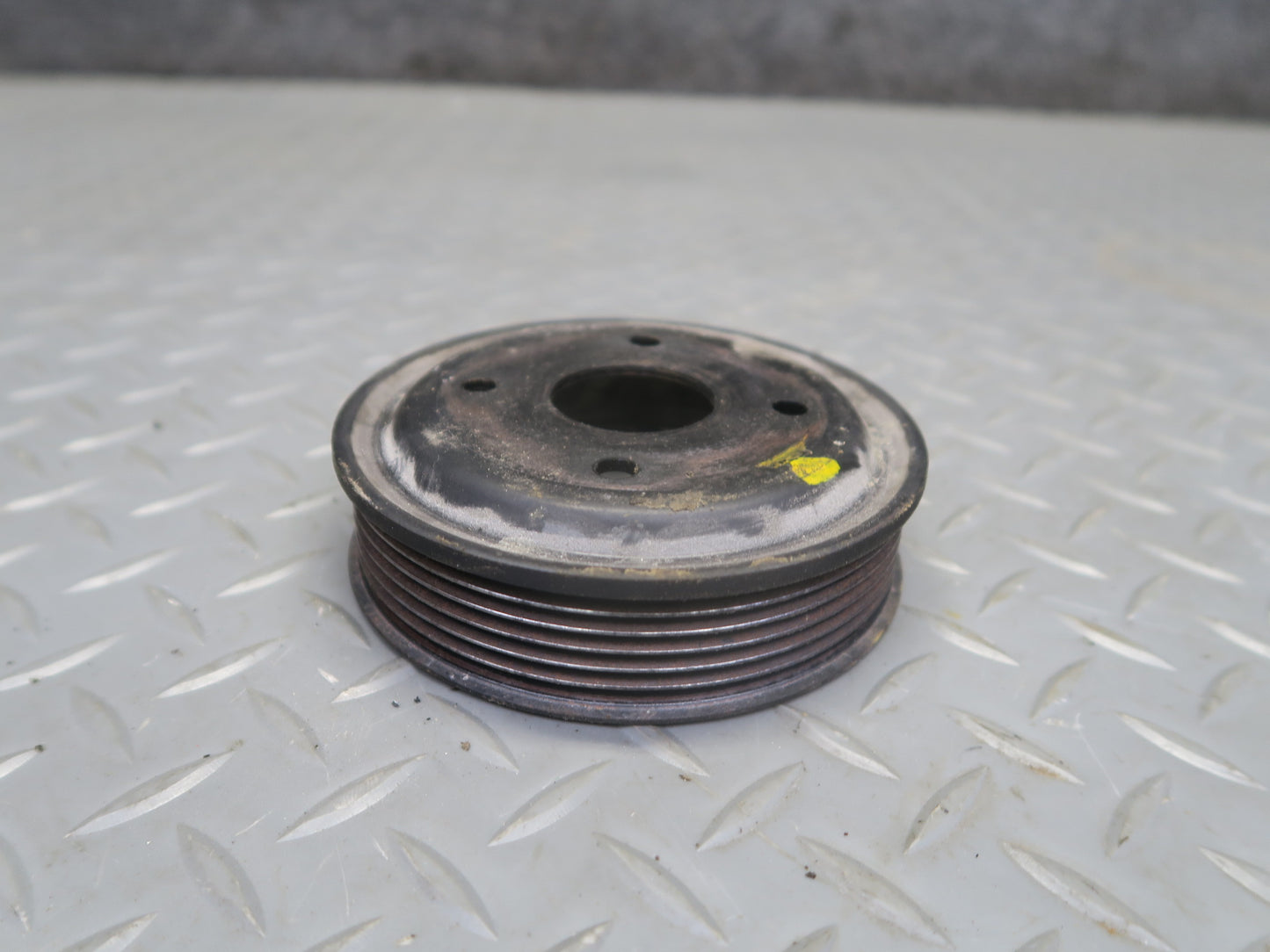 95-97 Nissan Gloria VQ30DET Crankshaft & Water Pump Pulley w Tensioner Set OEM