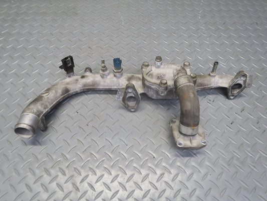 95-97 Nissan Gloria VQ30DET Coolant Water Outlet w Valve Temperature Sensor OEM