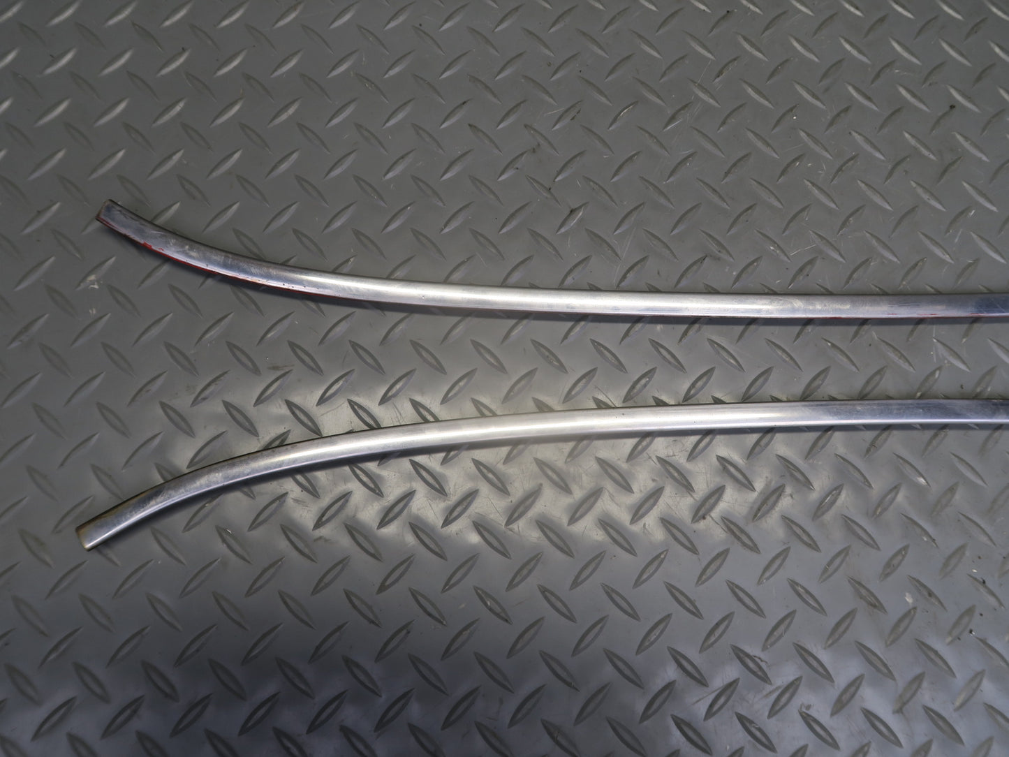 87-89 Nissan Z31 300ZX Front Windshield Chrome Trim Molding Cover Set OEM