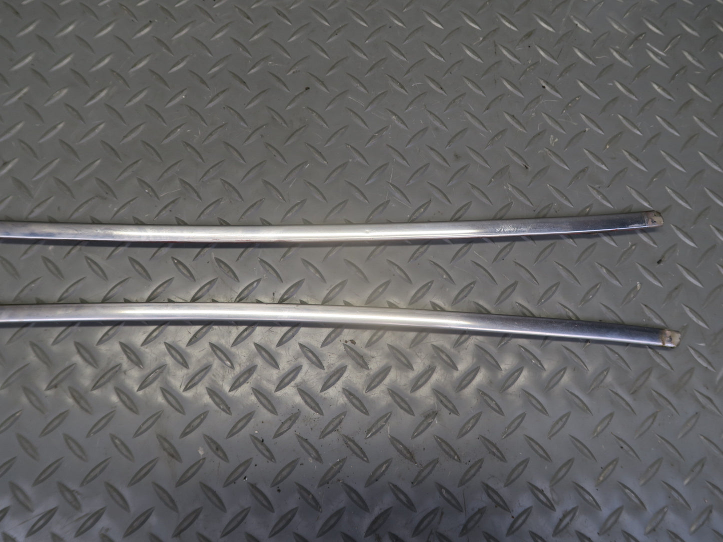 87-89 Nissan Z31 300ZX Front Windshield Chrome Trim Molding Cover Set OEM