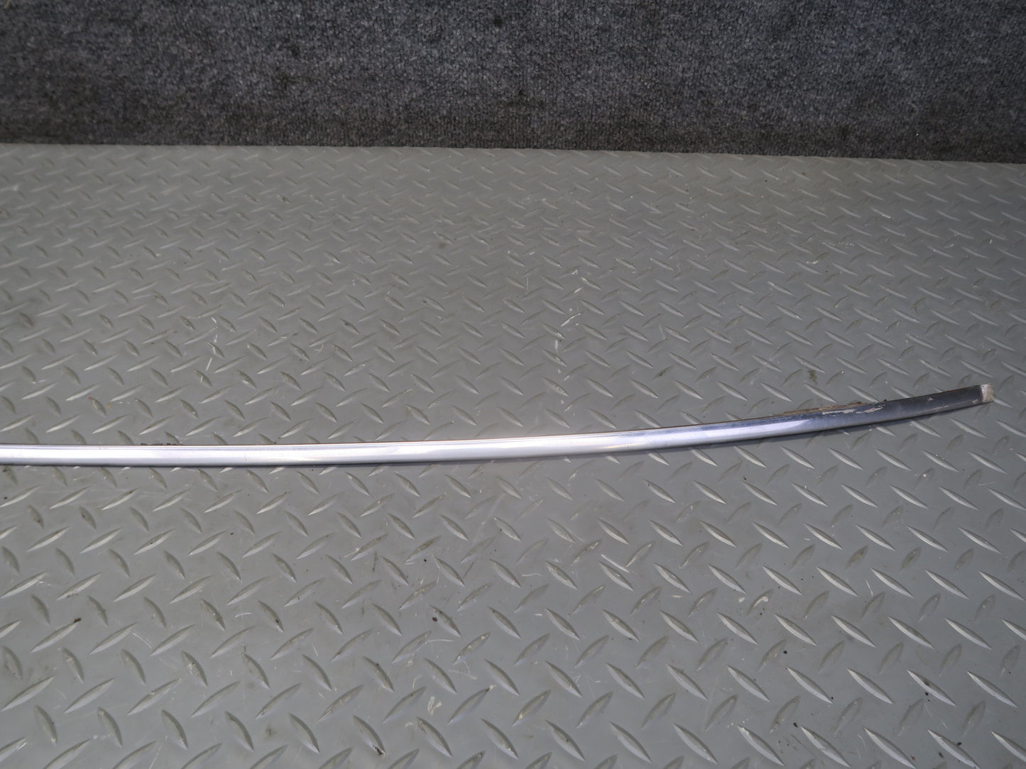 87-89 Nissan Z31 300ZX Front Windshield Chrome Trim Molding Cover Set OEM