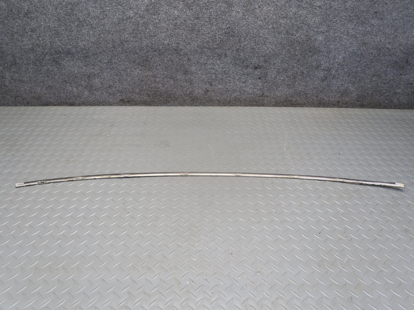 87-89 Nissan Z31 300ZX Front Windshield Chrome Trim Molding Cover Set OEM