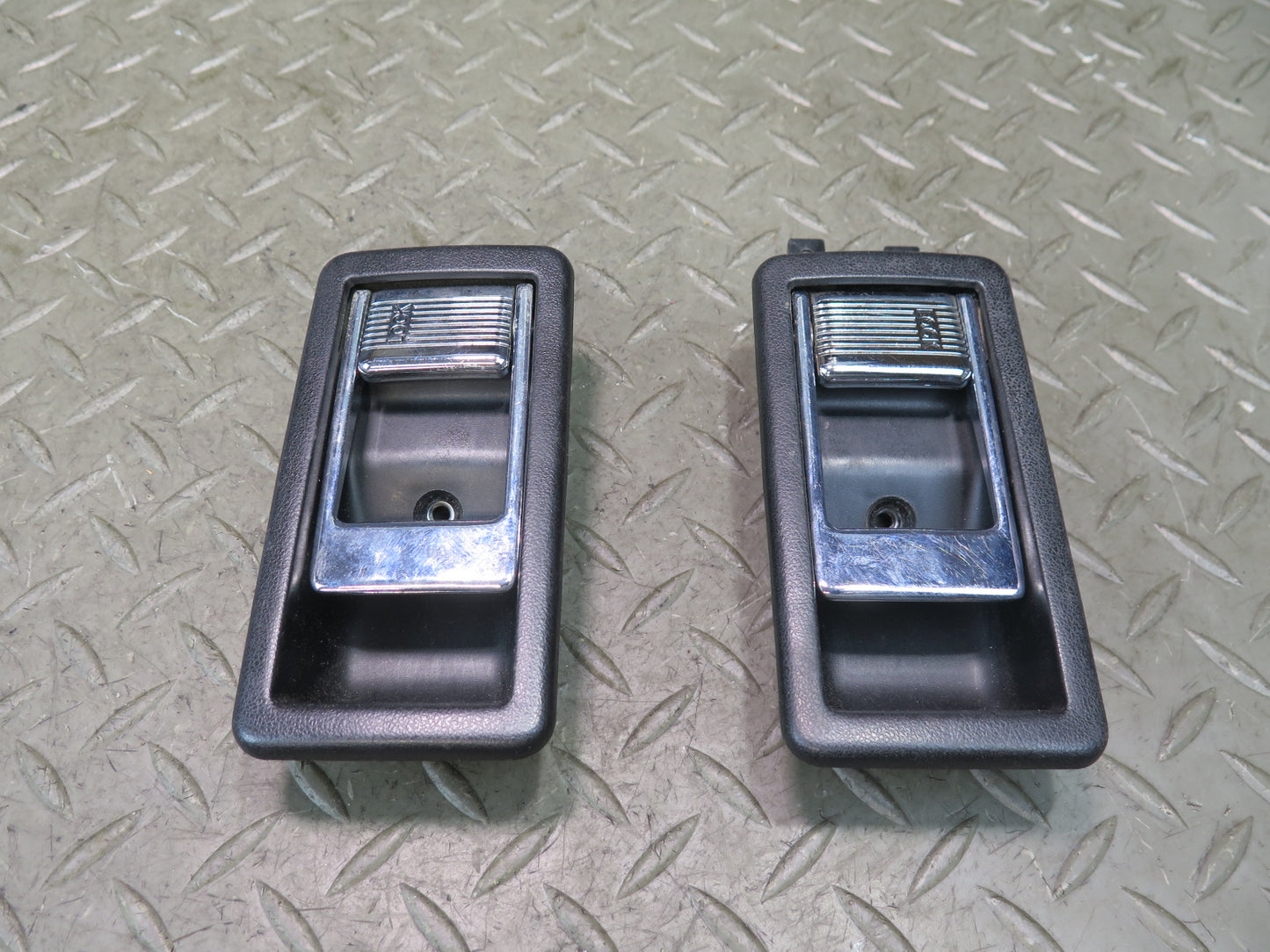 84-89 Nissan Z31 300ZX Set of 2 Left & Right Door Interior Handle OEM