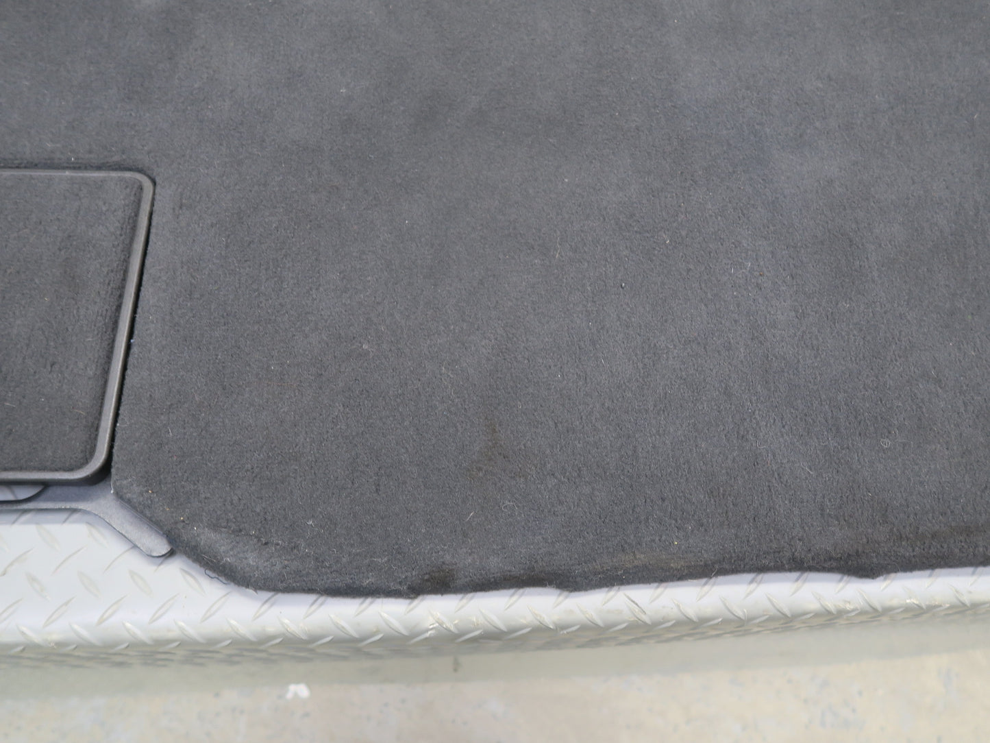 05-13 Chevrolet Corvette C6 Coupe Rear Trunk Floor Carpet Trim Panel Black OEM
