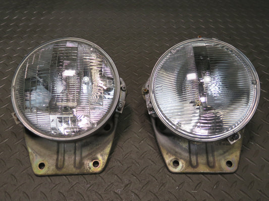 80-83 Datsun Nissan 280ZX S130 Set of 2 Front Left & Right Headlight Lamp OEM