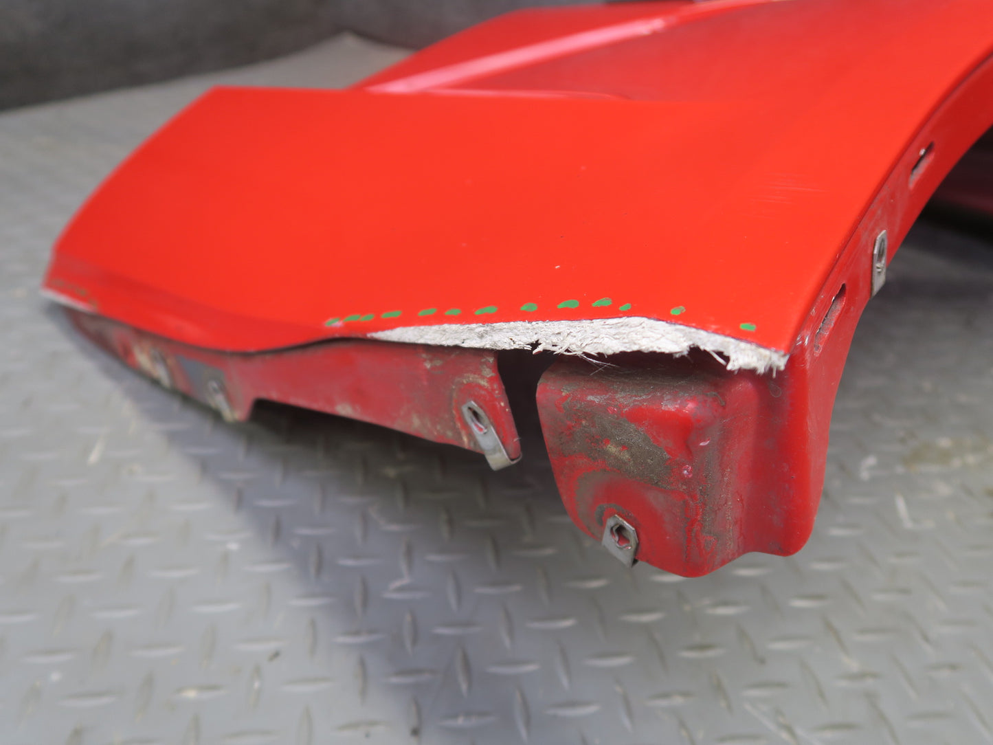 14-19 Chevrolet Corvette C7 Stingray Front Right Fender Shell Panel RED OEM