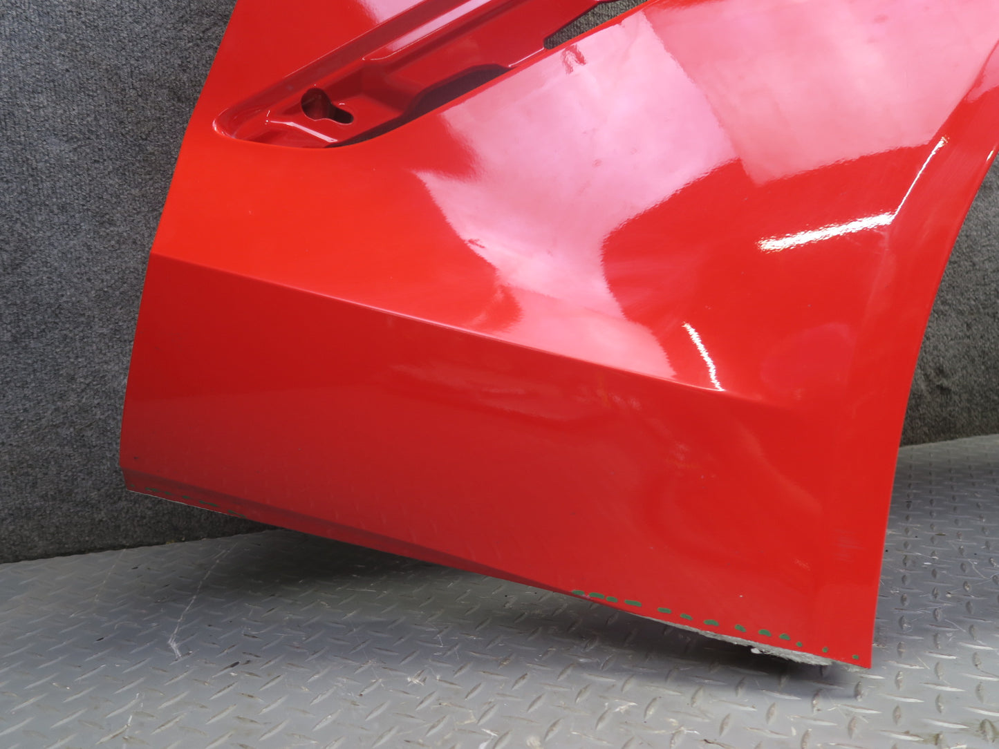 14-19 Chevrolet Corvette C7 Stingray Front Right Fender Shell Panel RED OEM