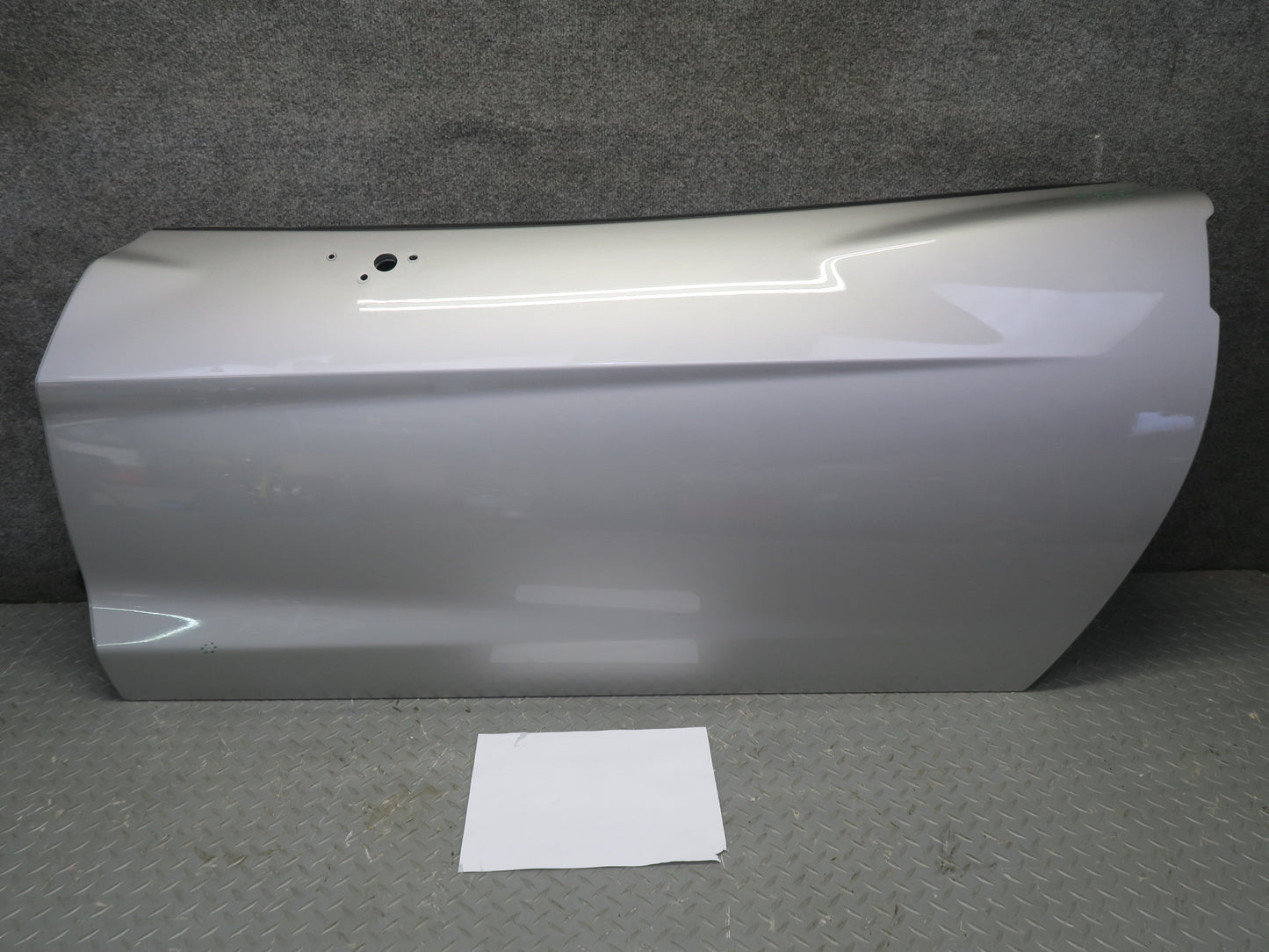 05-13 Chevrolet Corvette C6 Left Door Shell Panel Tarnished Silver Metallic OEM
