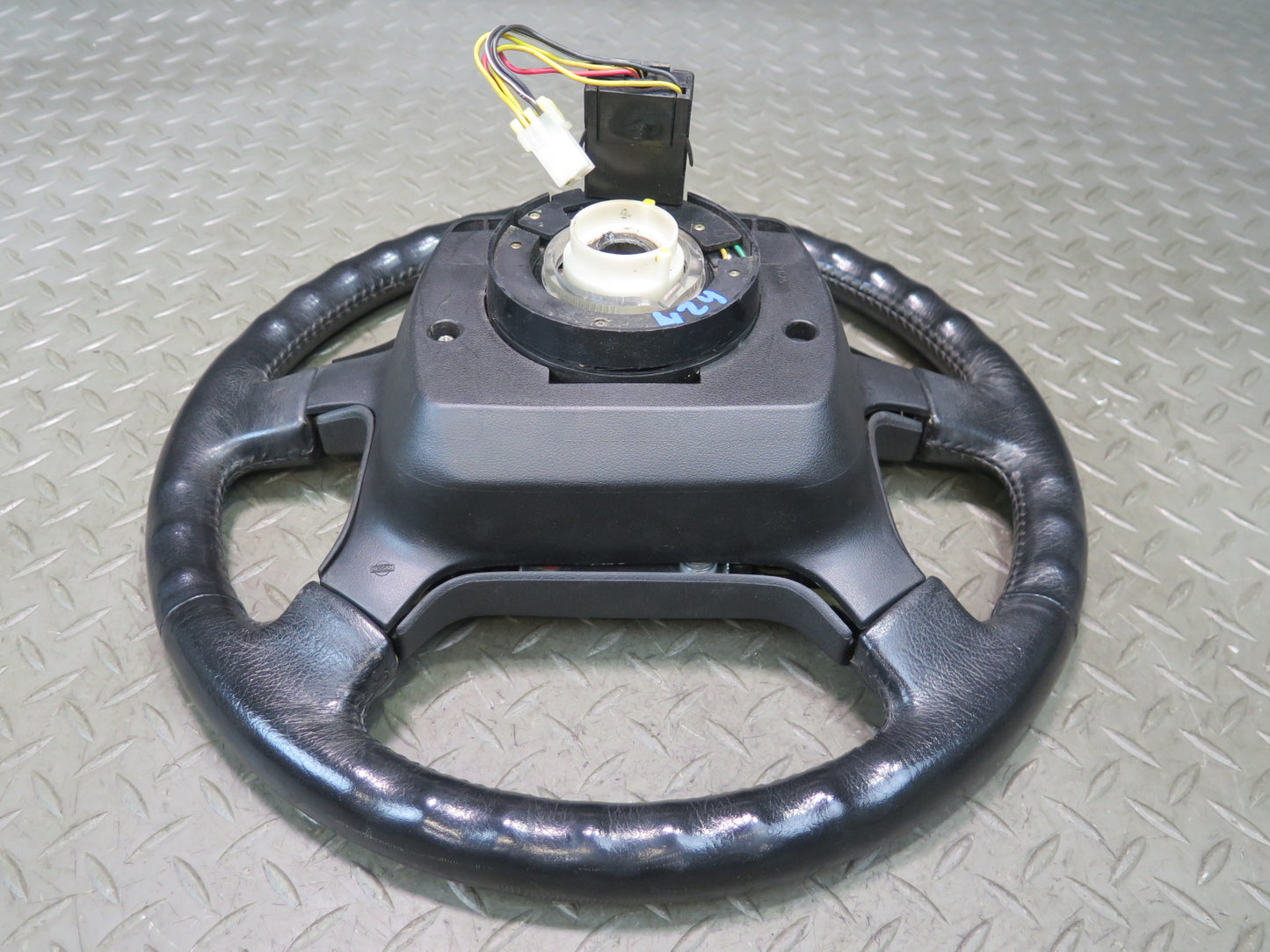 1987 Nissan Z31 300ZX GLL Leather Steering Black w Controls OEM