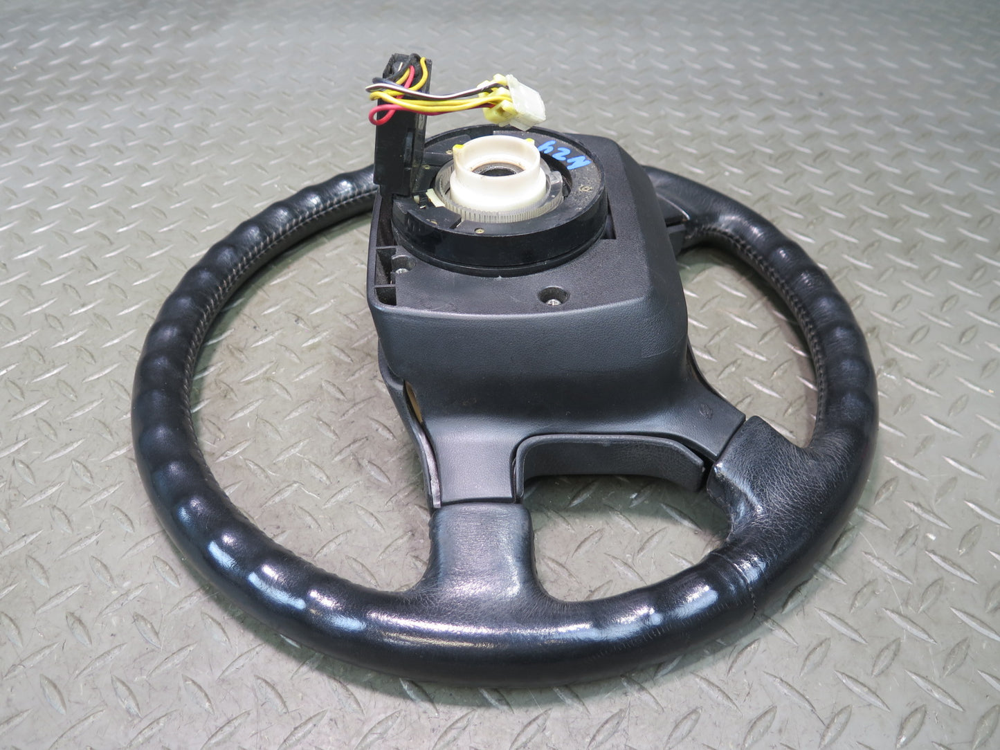 1987 Nissan Z31 300ZX GLL Leather Steering Black w Controls OEM
