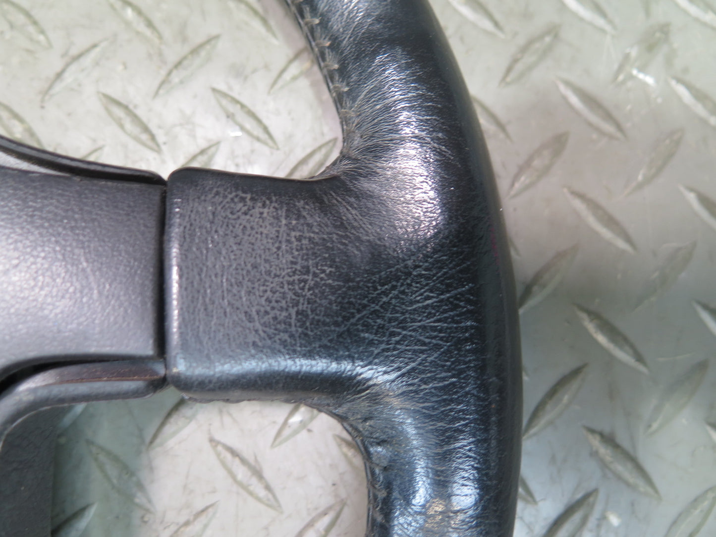 1987 Nissan Z31 300ZX GLL Leather Steering Black w Controls OEM