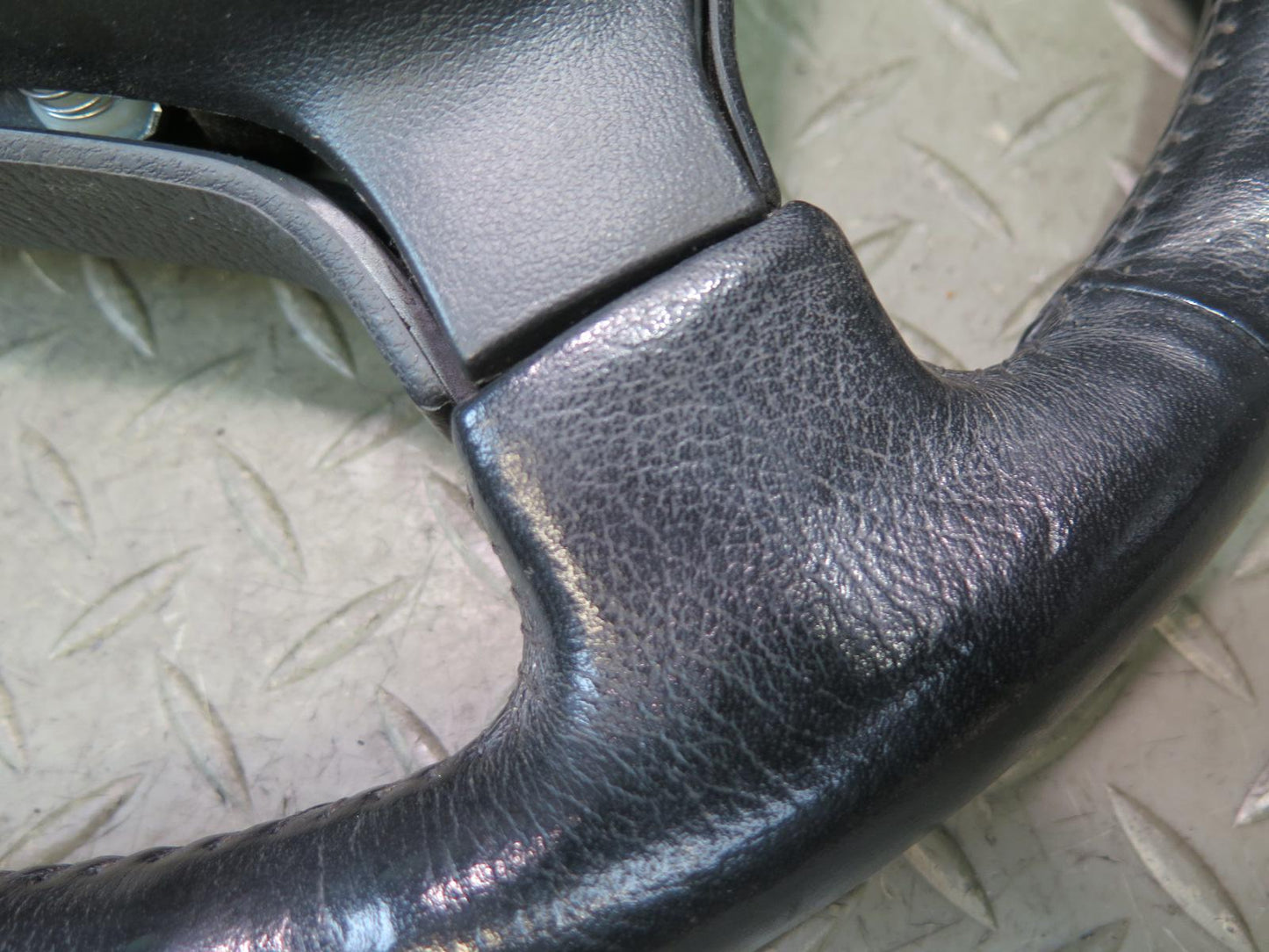 1987 Nissan Z31 300ZX GLL Leather Steering Black w Controls OEM