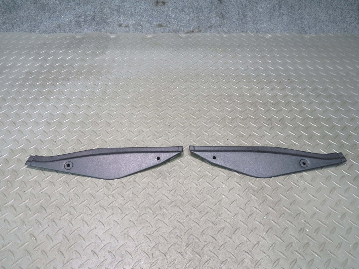 84-89 Nissan Z31 300ZX Set of 2 Front Left & Right Dash END Trim Cap Cover OEM